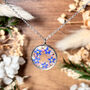 Real Forget Me Not Wreath Necklace, thumbnail 1 of 6