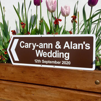 Personalised Wedding Sign, 12 of 12