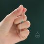 Emerald Green Cz Threader Earrings, thumbnail 5 of 11