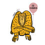 Personalised Orangutan Balloon Print, thumbnail 3 of 4
