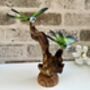 Handcrafted Emperor Dragonfly Wooden Sculpture Ornament, thumbnail 4 of 10
