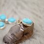 Turquoise Pendant Set In Sterling Silver Necklace, thumbnail 8 of 10