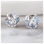 Crystal Stud Earrings Made With Swarovski Crystals, thumbnail 2 of 7