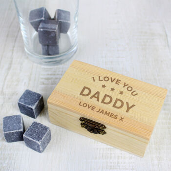 Personalised Message Stars Whisky Stones Set, 2 of 7