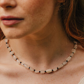 Moonstone Statement Necklace, 2 of 4