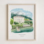 1st Wedding Anniversary Gift Hand Drawn Wedding Venue Illustration, thumbnail 8 of 12