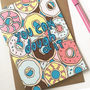 Doughnut Encouragement Card, thumbnail 1 of 2