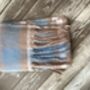 Colour Block Fringed Scarf In Grey Checked, thumbnail 3 of 4