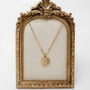 Chain Necklace With Vintage Angel Pendant, thumbnail 1 of 4