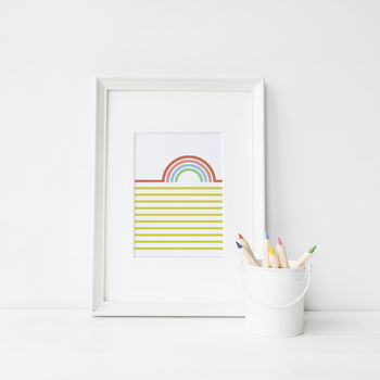 Rainbow Stripe Print, 3 of 4
