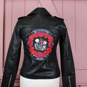 Custom Gothic Wedding Jacket 'Hell Or High Water', 2 of 9