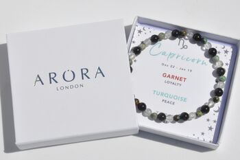 Capricorn Zodiac Crystal Bracelet Birthday Gift For Her, 5 of 7