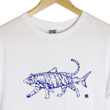 Tiger Shark Unisex T Shirt, 10 of 10