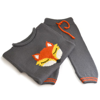 Handmade Knitted Fox And Owl Jumpers, 2 of 7