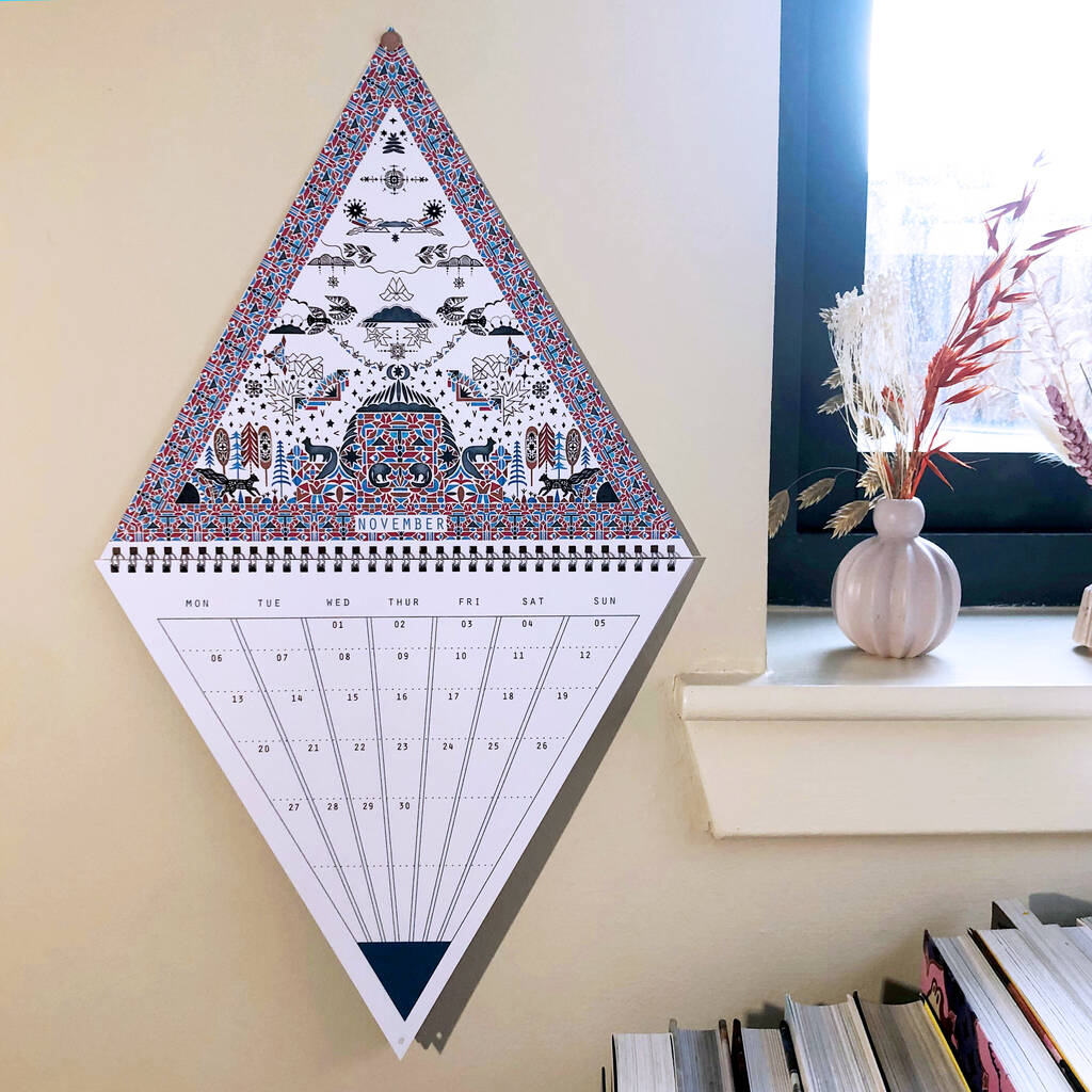 2023 Triangle Wall Calendar By Prism of Starlings