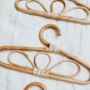 Floral Baby And Kids Rattan Hanger Set Of Three, thumbnail 3 of 4