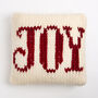 Cushion Cover Knitting Kit Joy, thumbnail 3 of 4
