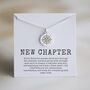 New Chapter Gift, Sterling Silver Compass Necklace, thumbnail 1 of 11