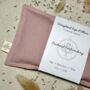 Personalised Weighted Linen Eye Pillow, thumbnail 1 of 7