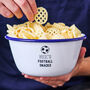 Football Gift Personalised Snack Bowl, thumbnail 1 of 2