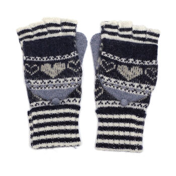 Nordic Fairisle Knit Gloves, 5 of 9