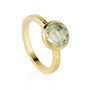Gold Vermeil Gemstone Stacking Ring, thumbnail 5 of 12