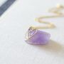 Gold Plated Heart Necklace, thumbnail 5 of 6