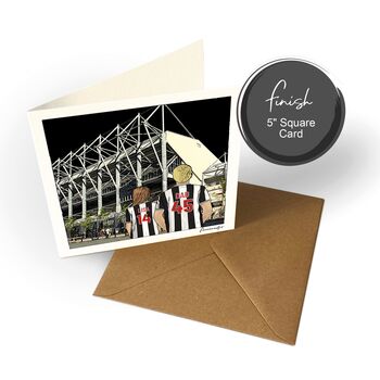 Newcastle United Personalised Stadium Print Or Card, 4 of 10