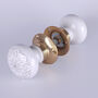 G Decor Success Set Of Handcrafted Ceramic Porcelain Mortice Door Handles, Internal Turning Knobs For Room Doors With Solid Brass Finish, thumbnail 3 of 5