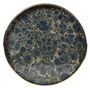 Mottled Effect Tray In Indigo And Gold, thumbnail 3 of 4