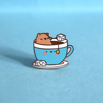 Tea Bears Enamel Pin, 2 of 5