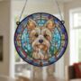 Yorkshire Terrier Stained Glass Effect Suncatcher, thumbnail 6 of 6