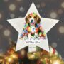 Personalised Beagle In Christmas Lights, thumbnail 6 of 9