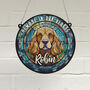 Cocker Spaniel Golden Memorial Suncatcher, thumbnail 1 of 6