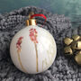 Red Squirrel Bone China Christmas Bauble, thumbnail 10 of 11