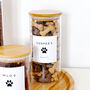 Personalised Pet Food And Treat Storage Jar, thumbnail 2 of 8