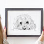 Personalised Pet Line Drawing, thumbnail 1 of 10