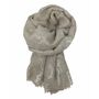 White And Cream Foil Scarf, thumbnail 6 of 7
