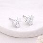 Sterling Silver Galaxy Star Stud Earrings – 8mm, thumbnail 6 of 7