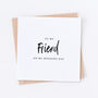Friend Wedding Bridal Card, thumbnail 1 of 4