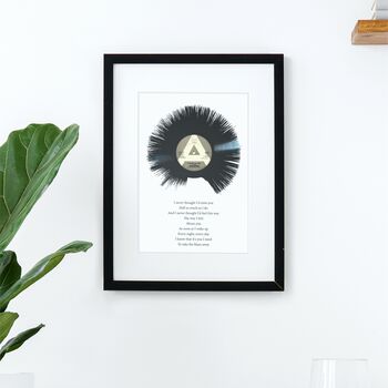 Gift For Him Or Her Vinyl Style Playable Song Wave, 2 of 5
