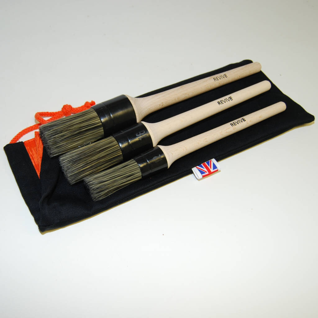 Car Exterior Cleaning Brush Set By Revive Auto Apothecary
