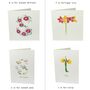 Botanical Flower Letter Cards, thumbnail 10 of 12