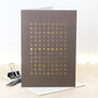 Birthday Card With Gold Foil Text, thumbnail 1 of 3