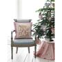 Pink Sequin Noel Cushion In Luxury Wool, thumbnail 1 of 3