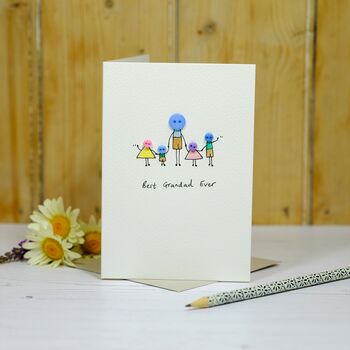 Personalised 'Button Daddy' Handmade Card, 10 of 12