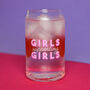 Girls Supporting Girls Printed Can Glass, thumbnail 1 of 6