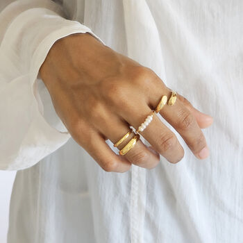 Dainty Pearl Ring, 3 of 7