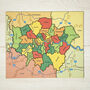 The London Boroughs Wooden Jigsaw Puzzle, thumbnail 3 of 4