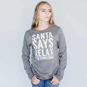 ‘Santa Says Relax, It’s Christmas’ Jumper, 2 of 4